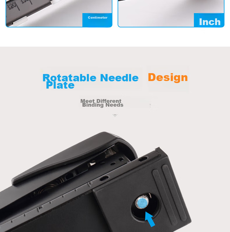 KW-Trio Heavy-Duty A3 Stapler, Office Stapling Machine, Saddle Stapler for Thick Documents, 50 Pages Capacity 10