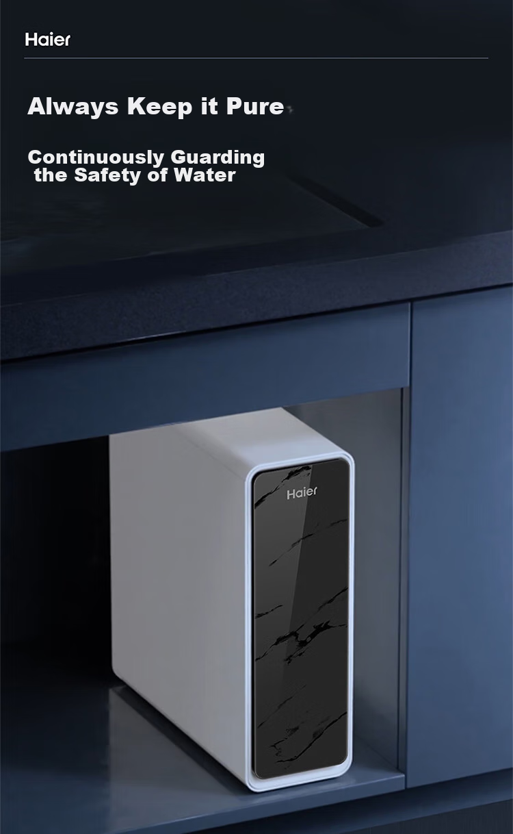 Haier New Fresh Water 1200G Water Purifier 6-Year RO Membrane Antibacterial Smart Knob Faucet Low Noise Filter Direct Drinking Machine 3L/min Compact Easy Installation R122 19