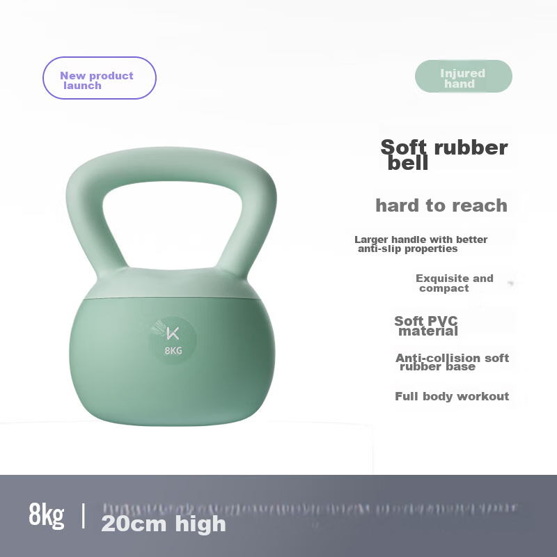 Keep Kettlebell for Women And Men, Home Fitness Dumbbell, Body-Shaping Training, Green/8KG