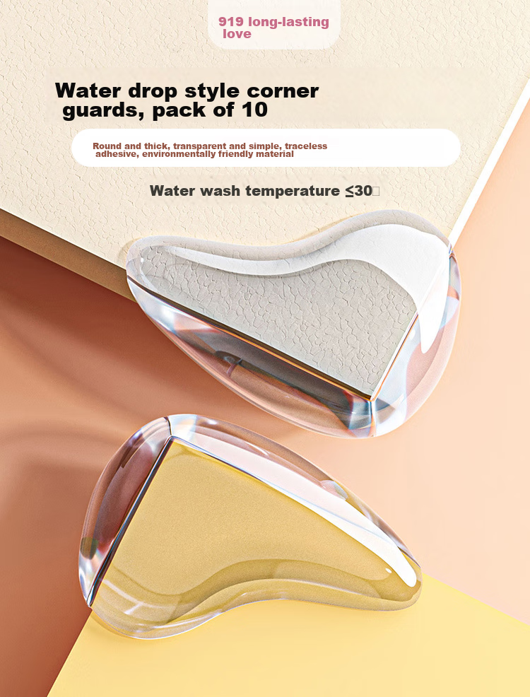 9I9 Baby Corner Guards, Transparent Child Safety Edge Protectors, Thickened Anti-Collision Corner Cushions for Tables And Beds, Pack of 10, A36 1