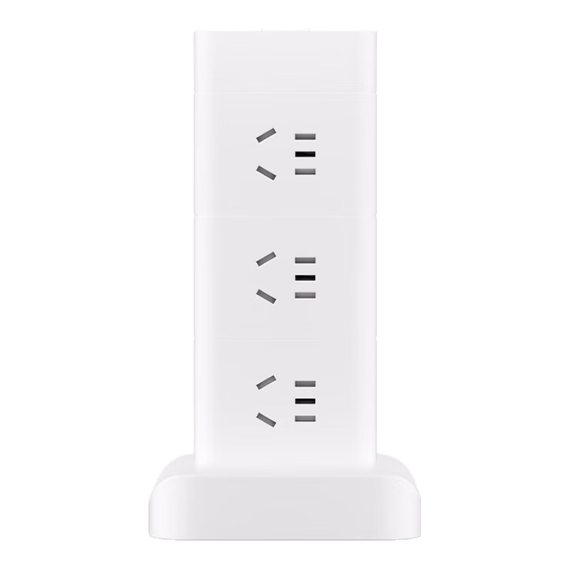 Deli Floor Socket Power Strip/Extension Cord/Power Board/Surge Protector with Master Switch, 12 Outlets, 1.8 Meters Long, Overload Protection, LU5053