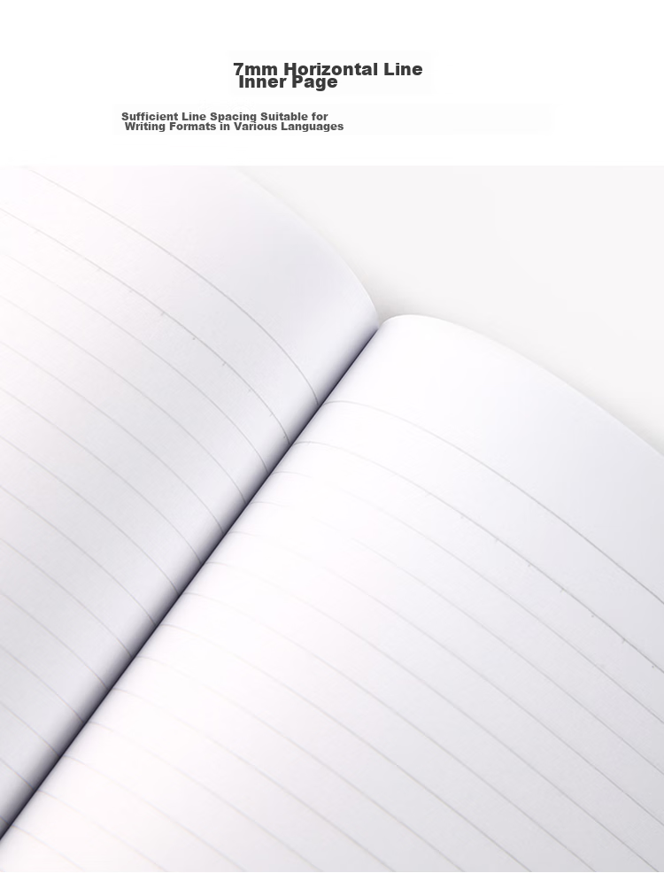 KOKUYO Kraft Paper Notebook Gambol Wirebound, 7mm Ruled Lines * 30 Rows, B5/80 Sheets, 6 Books Random Colors, WCN-G6801C 5
