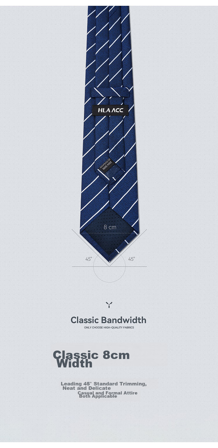 HLA Men's Pre-Tied Zipper Tie, High-End Business Formal Wear, Versatile New Style Gift for Boyfriend Or Husband, Fashionable And Trendy 10