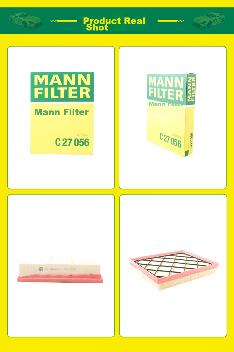MANNFILTER Air Filter Element C27056/C27099 for Ford Focus/Escort/Mondeo/Adventure 9
