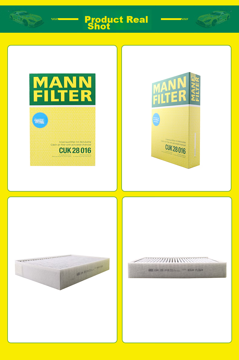 MANNFILTER Carbon-Belt Air Conditioning Filter Element CUK28016 for Land Rover Discovery Sport, Range Rover Evoque, And Range Rover Velar 9