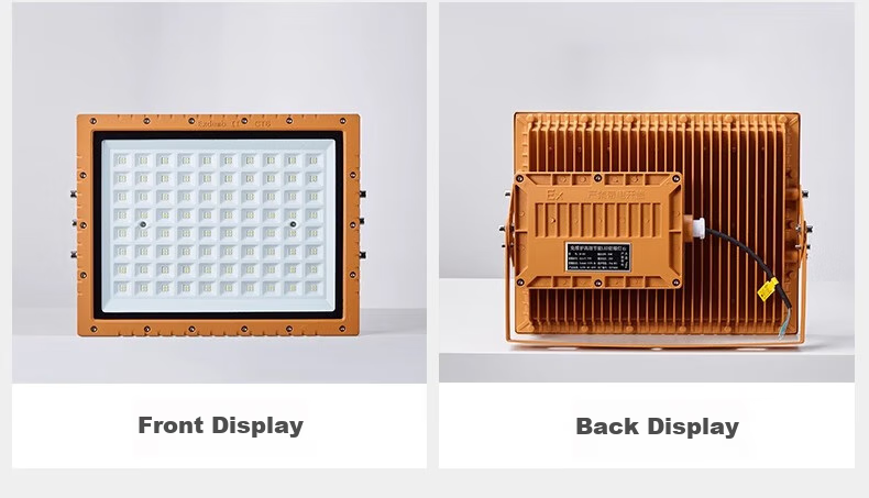Qianzhiyi LED Explosion-Proof Light High-Power Waterproof Corrosion-Resistant Square QY-GY-FB200W Industrial Floodlight for Construction Sites, Warehouses, Factories, Chemical Plants, Workshops, Gas S 15