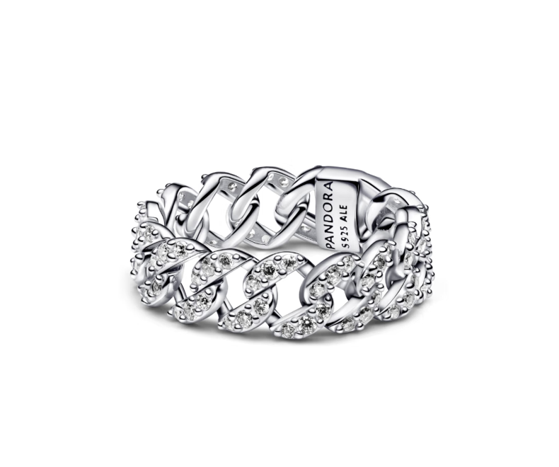 Pandora Constant Light Star Sea Ring, Silver, Couple Gift for Girlfriend's Birthday Present 3