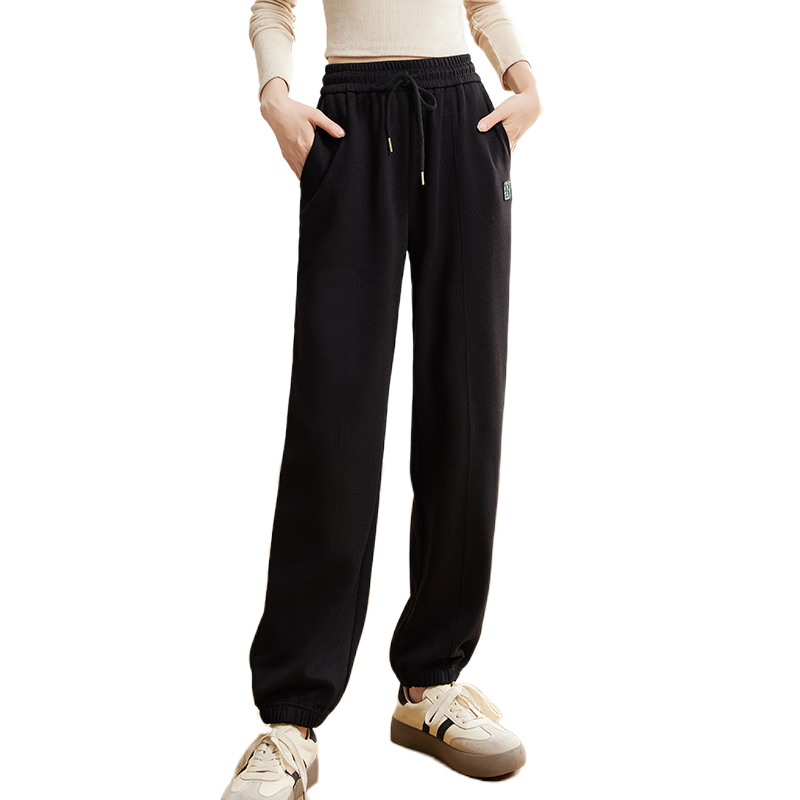 Halo Queen Women's Casual Pants with Drawstring Elastic Waist And Tapered Leg, Versatile Sports Trousers for Spring And Autumn, New Product H143R1015