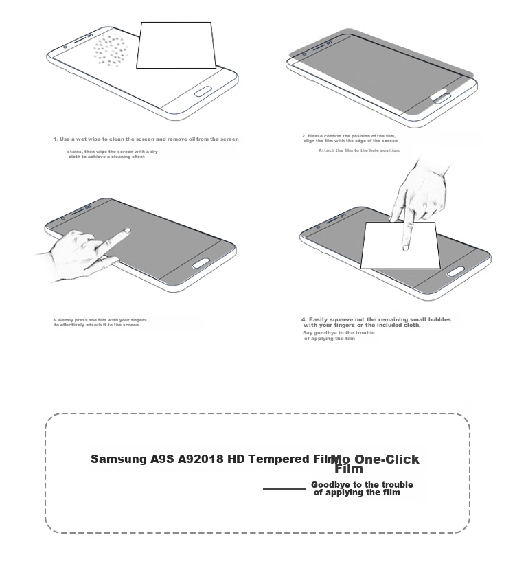 ESCASE Tempered Glass Screen Protector for Samsung Galaxy S25, Full Coverage Protective Film, HD Ultra-Thin Shatterproof Anti-Fingerprint Clear Protective Film 12