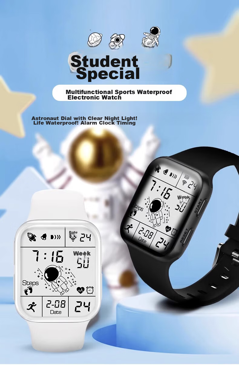 MAX-G Full-Screen Watch for Teenagers, Middle School Students, Girls, Boys, Electronic Watch with Waterproof, Luminous, Multifunctional Sports Design for Childre 1