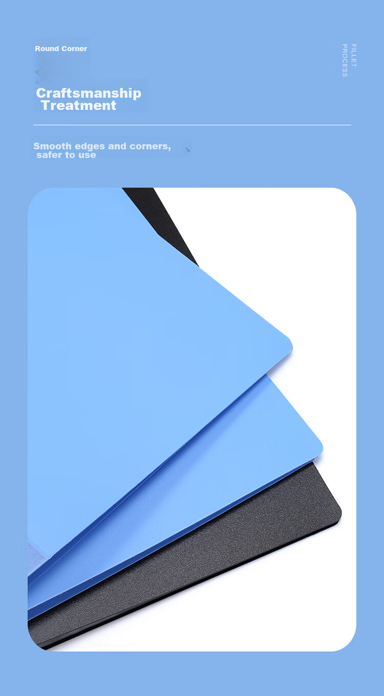 COMIX 6 A4/60-Page Document Folder File Organizer for Primary And Secondary School Students' Exams, Loose-Leaf Pocket Binder Office Supplies EA2006-6 7
