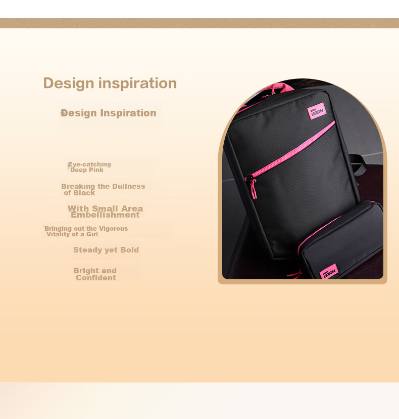 LEXON Women's Backpack, 12/13 Inch Laptop Bag, Casual Lightweight Fashionable School Bag, Travel Toiletry Bag, Black 4