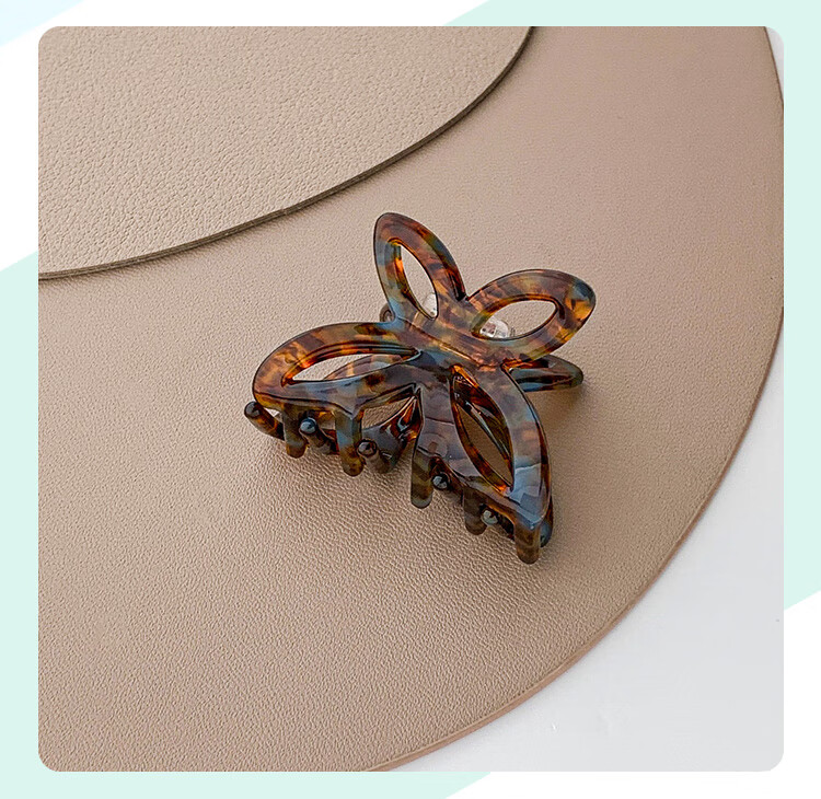 CHIMERA 2 Small Size Shawl Hair Claw Clips, French Half-Updo Back of Head Hair Clips, Bangs Clips, Hair Accessories for Women, Mid-Autumn Festival Gift 7