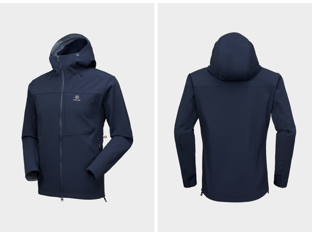KAILAS M8 IC Men's Fleece-Lined Softshell Jacket Breathable Stretch Windproof Durable Hooded Mountaineering Coat 14
