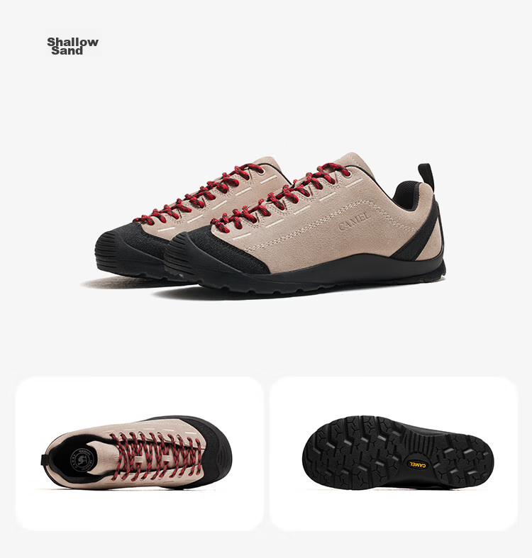 CAMEL [Yuebu] Outdoor Casual Shoes for Men And Women, Non-Slip Shock-Absorbing Sports Running Shoes F24C162601 26