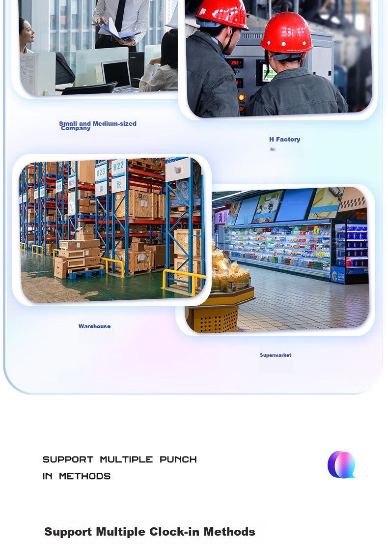 Deli Attendance Machine with Facial Recognition, Fingerprint, And Palm Vein Scanner - Face Detection, Hand-Lifting Recognition for Attendance. No Network Required, Three-Step Setup Automatically Generates Reports. Deep Space Gray AH12 16