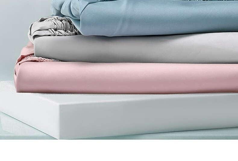 Shuixingjiafang Cotton Bed Sheet, 100% Pure Cotton, 60-Count Long-Staple Cotton, Satin Bedspread, Single Piece Bed Cover, Dust-Proof Mattress Cover, 180x200 7