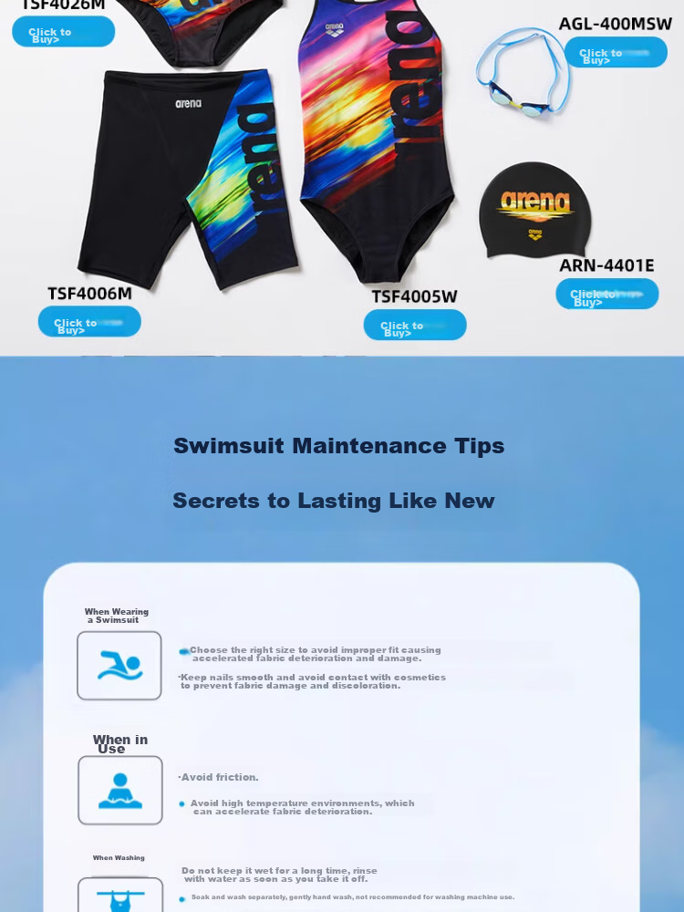 Arena Men's Triangle Swim Trunks, Professional Quick-Dry Sports Fitness Elastic Anti-Embarrassment Hot Spring Swimwear, Gradient Deep Blue 12