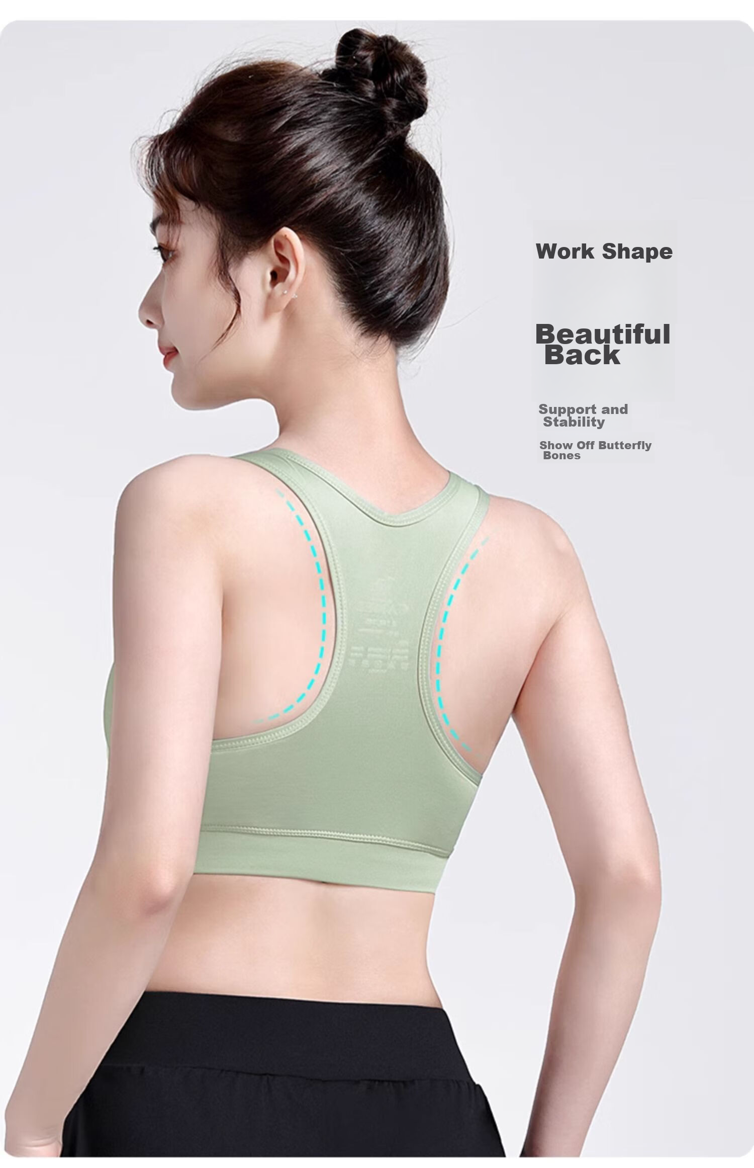 CAMEL Yoga Outfit Set for Women, Morning Run Outdoor Sportswear, Slim-Fit Breathable Fitness Wear, Five-Piece Set YK22255493 6
