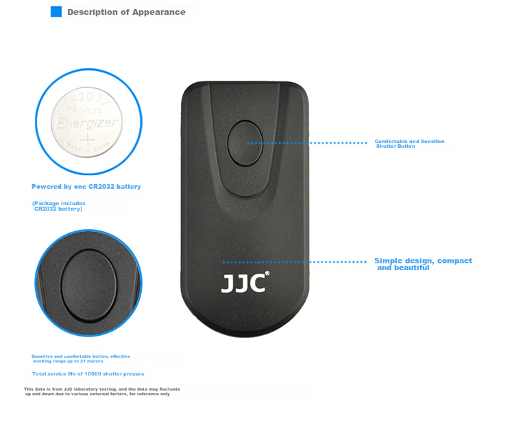 JJC Wireless Remote Control ML-L3 for Nikon D90, D610, D750, D7500, D7200, D7100, D7000, D5500, D5200 DSLR Cameras 3