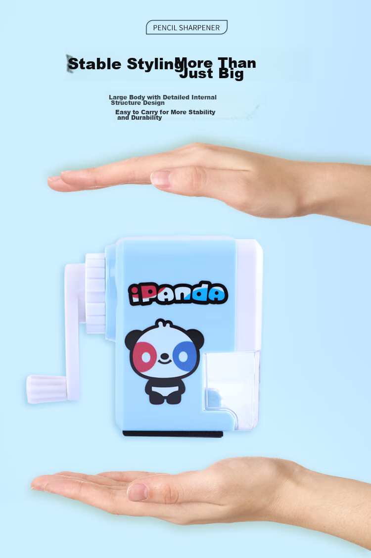 Zhonghua H1001 Student Stationery Panda Pencil Sharpener/rotary Pencil Sharpener/automatic Pencil Sharpener for School Opening H1001 Blue 6