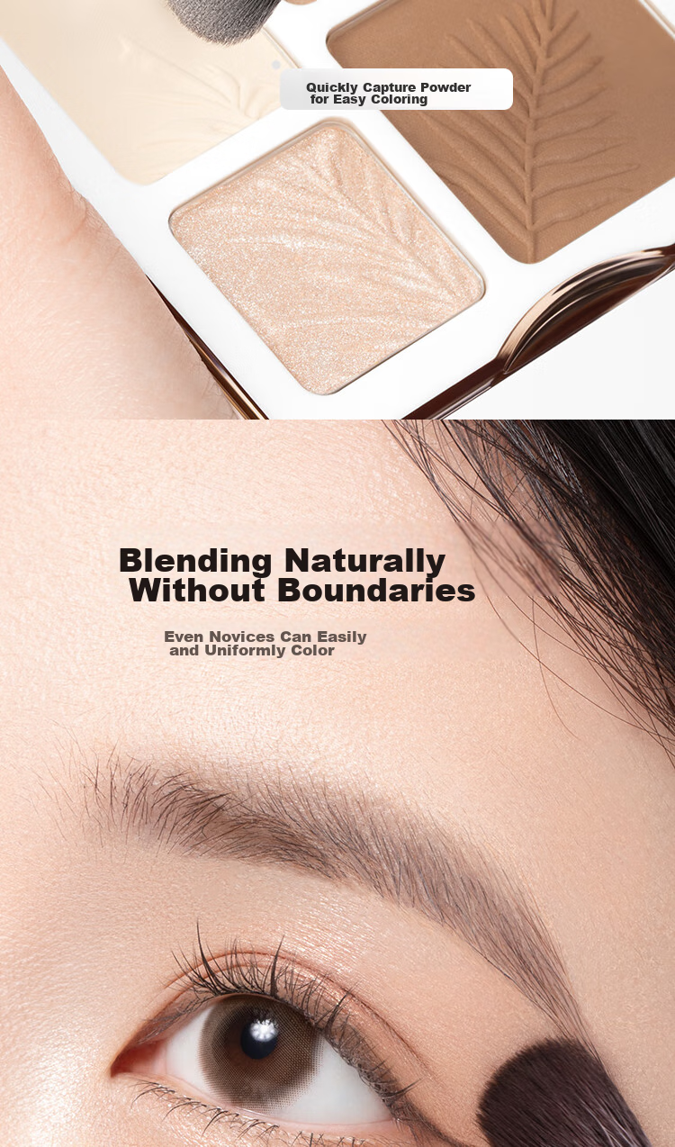 CARLI BYBEL Half-Shade Nose Shadow Animal Hair Brush for Slanted Nose, Nose Wing, Gradient Highlighting, Side Shadow Contouring, Sickle-Shaped Makeup Brush 21