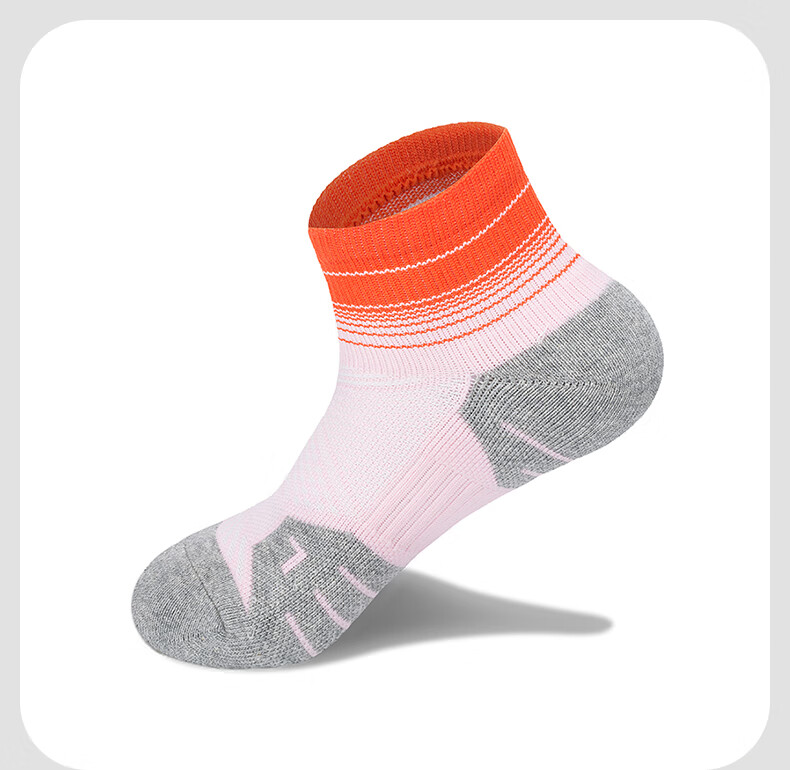 TFO Competition-Grade Outdoor Socks, Comfortable Breathable Mid-Calf Hiking Socks for Sports And Trekking, 2202402 Women's Light Pink 13