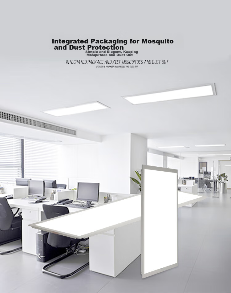Foshanzhaoming LED Integrated Ceiling Panel Light, Aluminum Buckle Surface Panel Light, 600*600 White Light, for Office And Commercial Use, 60W 4