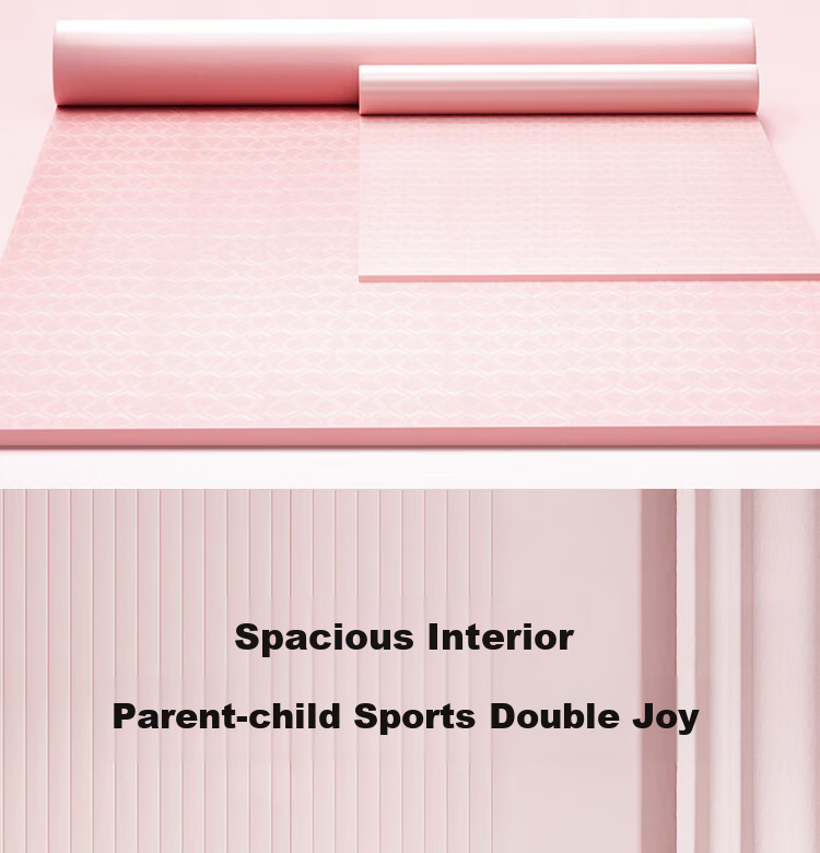 JD Original Yoga Mat, Fitness Mat, Non-Slip, Thickened And Widened, 183*80cm, for Beginners, Men And Women, Gray, 8mm Thick 4