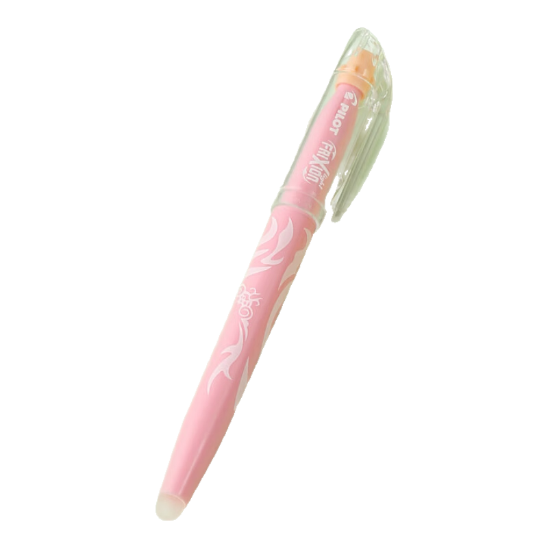 PILOT Erasable Highlighter, Natural Color Series, Colored Frixion Marker, Highlighting Pen, Student Use, Non-Bleeding Marker Pen, SW-FL Diagonal Tip, Cherry Pink