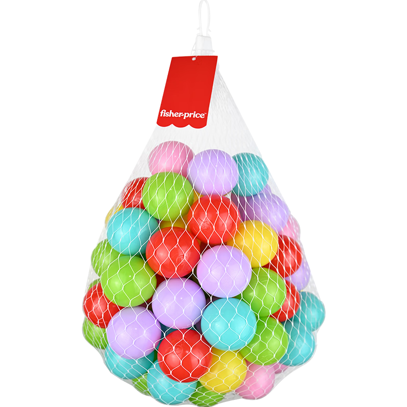 Fisher-Price Children's Ocean Ball Toy Balls, Infant Cognitive Boba Balls 5.5cm (100 Pieces), Birthday Gift Present