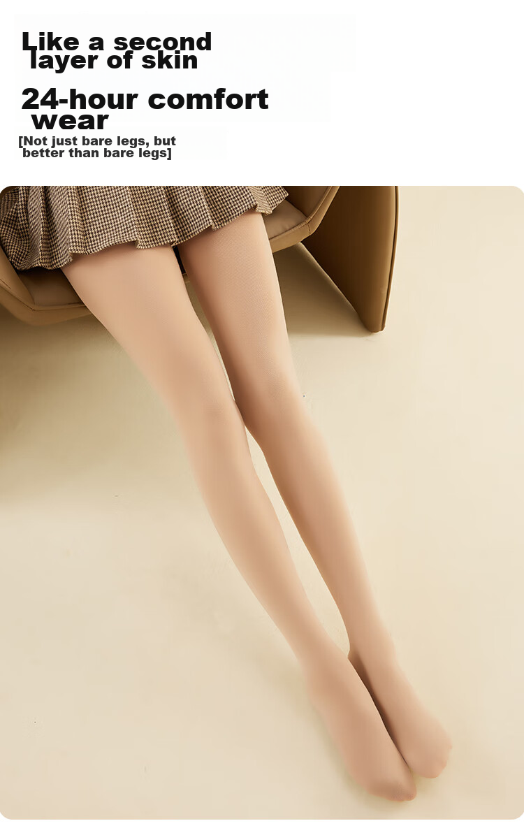 Ordifen Tights, Autumn Women's Thin Style, Bare Leg Effect, Pantyhose, Slight Pressure Slimming, Beautiful Legs, 120D1 Skin Color 1 Black 9