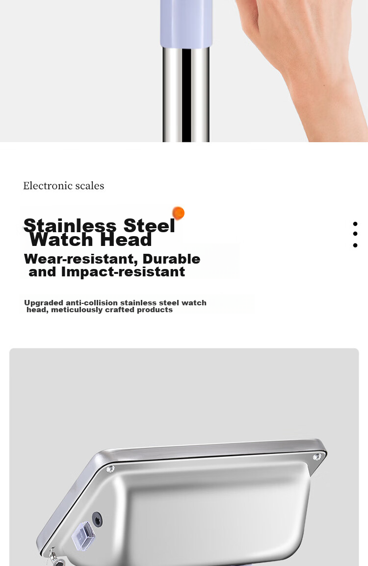 BJ (Baijie) Stainless Steel Electronic Scale Platform Scale Pricing Scale Express Scale Weighing Scale 300KG Stainless Steel Color 4