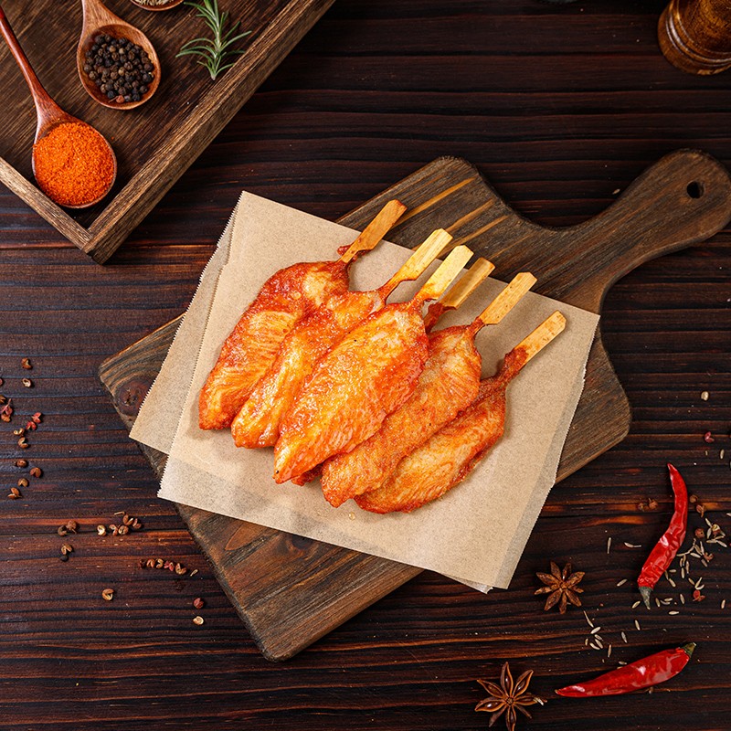 香巴度 川香鸡柳950g 烧烤食材半成品 鸡肉串调味鸡胸肉 油炸小吃炸串