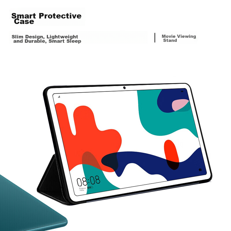 BIAZE Compatible with 2023 Standard/Huawei MatePad Air/11.5-Inch Tablet Case, Smart Sleep/Wake Foldable Full Protection Cover PB473-Lavender 4