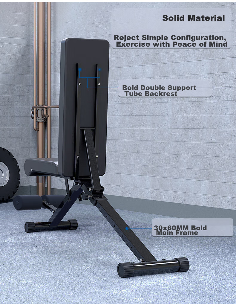 GK Multifunctional Folding Dumbbell Bench, Fitness Chair, Fly Bench, Sit-Up Board, Home Gym Equipment, Bench Press Fitness Bench 8