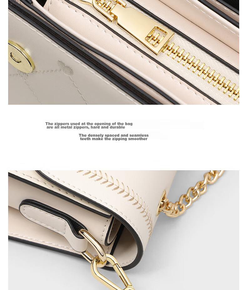 Viney Leather Handbag, Women's Stylish Crossbody Small Square Bag, Light Luxury Shoulder Bag, Practical Birthday And Mother's Day Gift for Mom 14