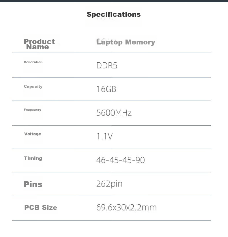 KINGBANK 16GB DDR5 5600 Laptop Memory Module, Compatible with Mini PC, Can Be Used in Dual Channel Configuratio 10