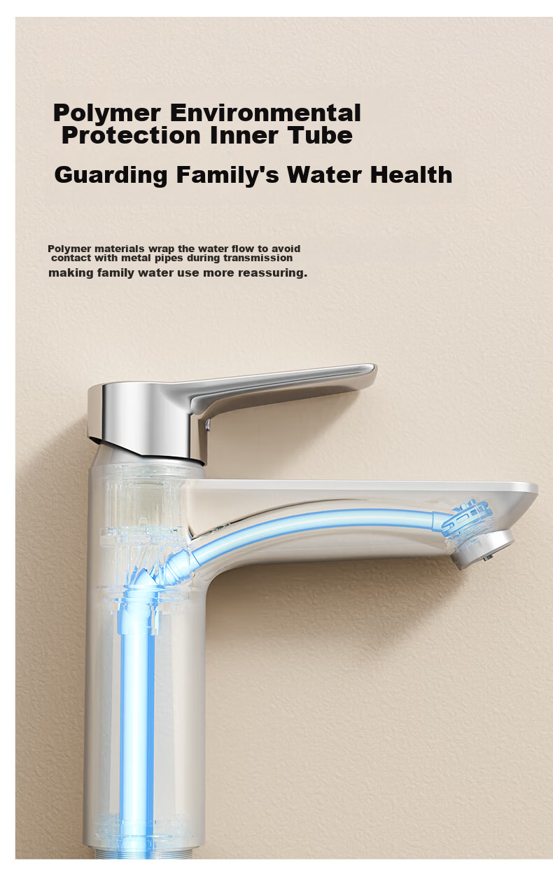 JOMOO Bathroom Sink Faucet, Hot And Cold Dual Control Tap for Washbasin, Single Handle Single Hole 32680 10
