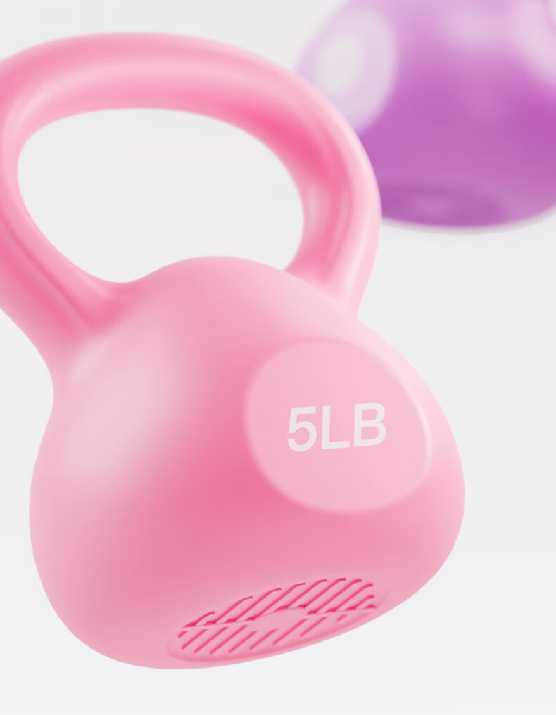 Mike Fitness Kettlebell for Women And Men, Home Gym Competition Coated Kettlebell Ball Water Kettle Dumbbell Lifting Kettlebell 10 Pounds Blue 11