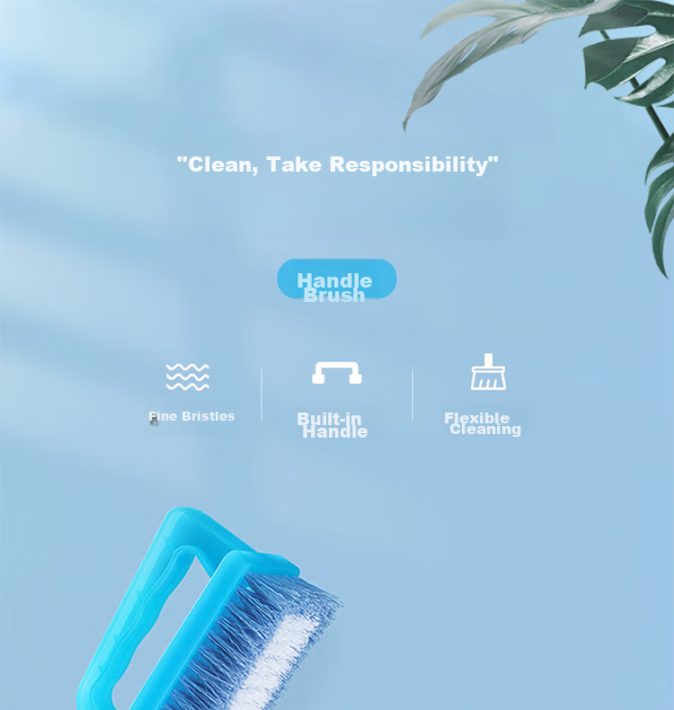 CHAHUA Brush, Shoe Brush, Laundry Brush, Bathroom Floor Brush, Soft Bristles, Pack of 2 1