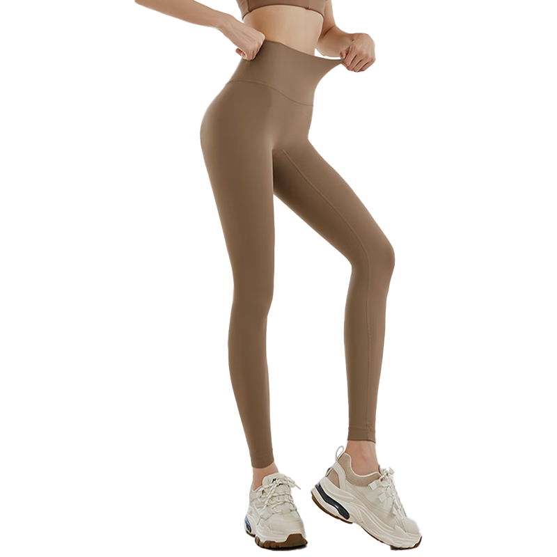 XUEXIMAN High-Waisted Yoga Pants for Women with Butt-Lifting Effect, Running Sports Leggings, Base Layer Fitness Yoga Wear for Summer