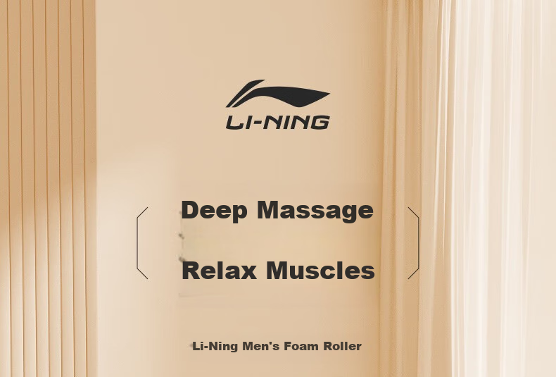 Li-Ning Foam Roller, Muscle Relaxation Massage Stick, Yoga Column Roller, Back And Leg Massager, Fascia Stick, Fitness Equipment 1