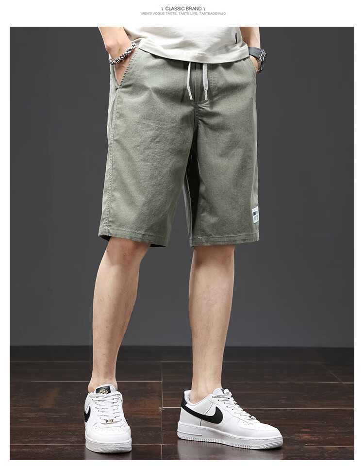 Zengzhi Summer Lightweight Men's Casual Shorts 2026 New Cargo Five-Point Straight-Leg Mid-Length Pants for Men 20