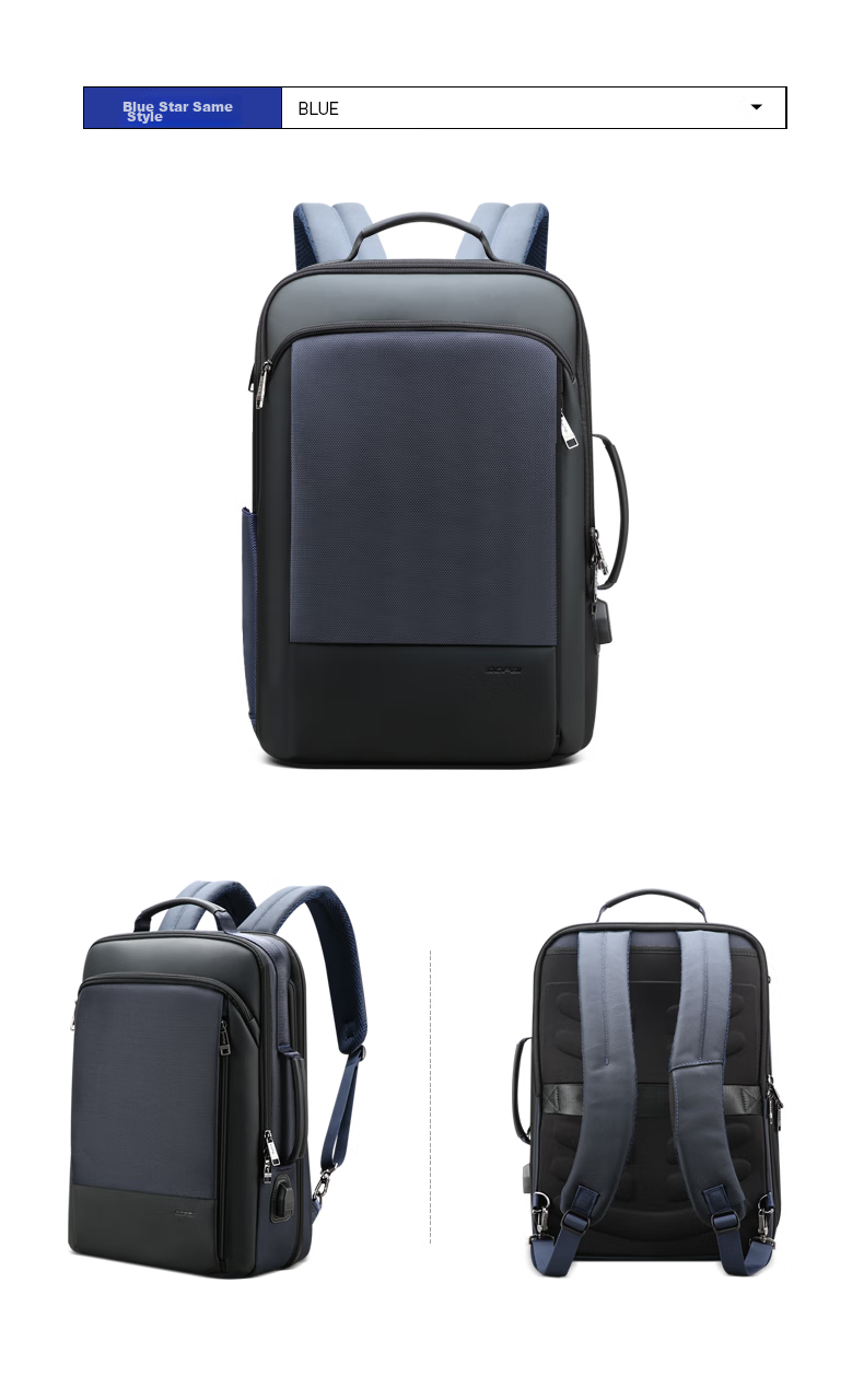 Bopai Business Backpack for Men, 16-Inch Laptop Bag, Travel Bookbag, Father's Day Gift 12