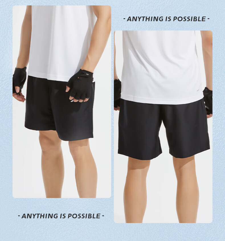 Li-Ning Sports Shorts for Men And Women, Quick-Dry Running Fitness Casual Pants Beach Shorts Summer Ice Silk Breathable Loose Swimming Trunks 19
