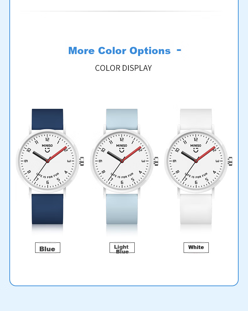 MINISO High School And Middle School Student Watch for Men, Mechanical Silent Wind Design for College Entrance Exams, Birthday Gift for Ages 6-12 11