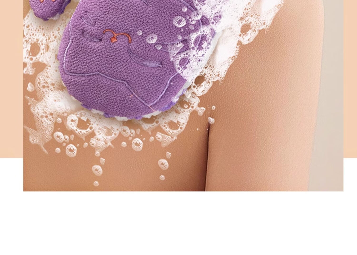 CHAHUA Bath Scrubber Set for Men And Women, Exfoliating Gloves, Back Scrubber, Painless Bathing Tool, 2 Pieces 12