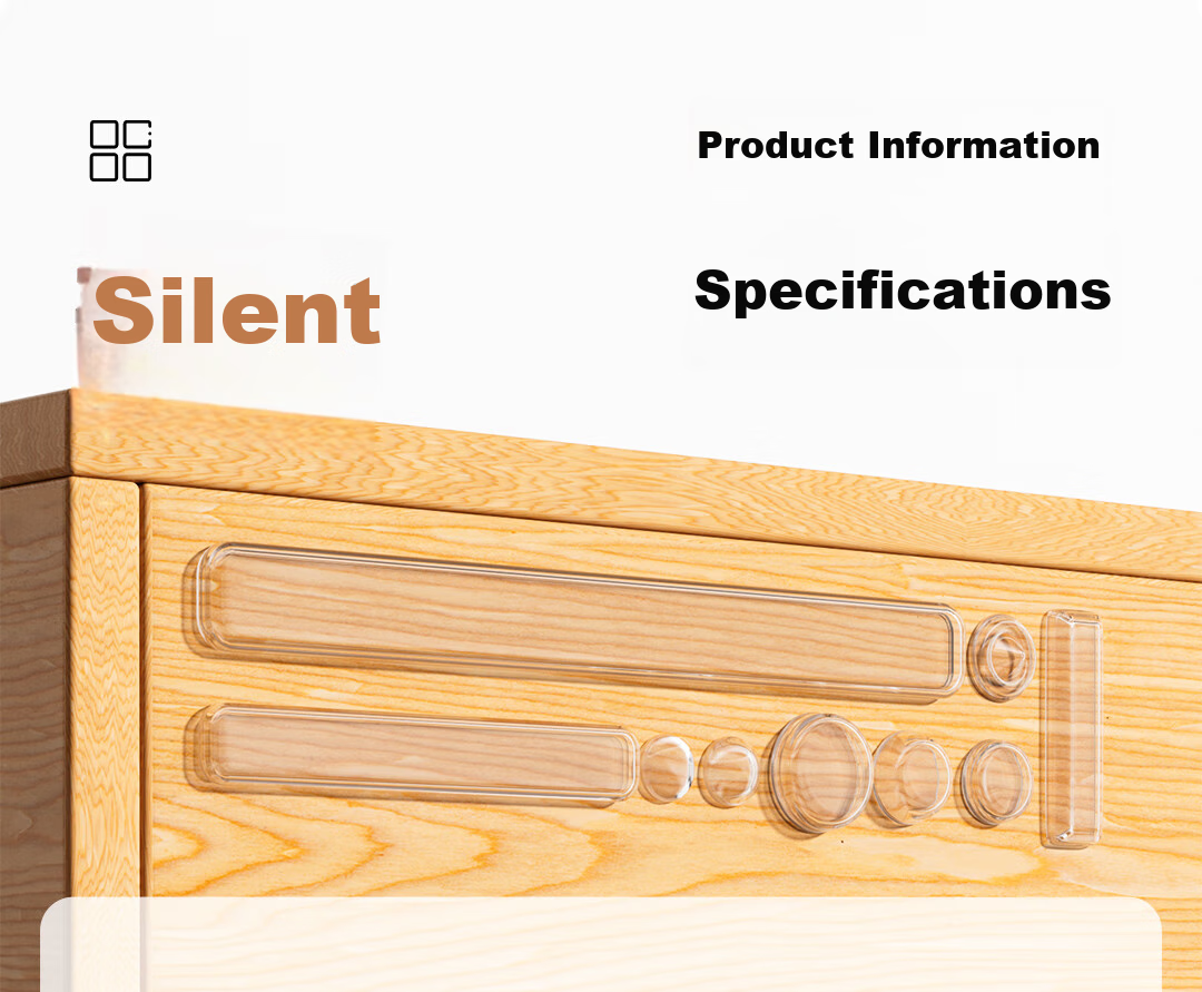 Silicone Anti-Collision Sticker, Transparent Silicone Anti-Collision Particles Door Handle Anti-Collision Pad Anti-Collision Door Gadget Anti-Bump Silicone Protective Strip, Flat Φ12mm*4mm 24
