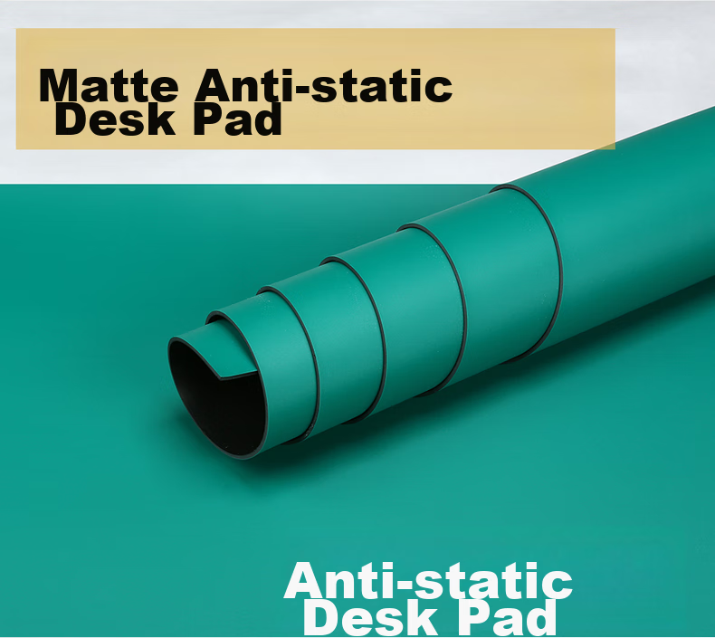 Beifute Anti-Static Desk Mat, Anti-Static Table Mat, Static-Proof Leather Pad, Static-Proof Table Mat, Laboratory Heat-Resistant Static Desk Cloth 3